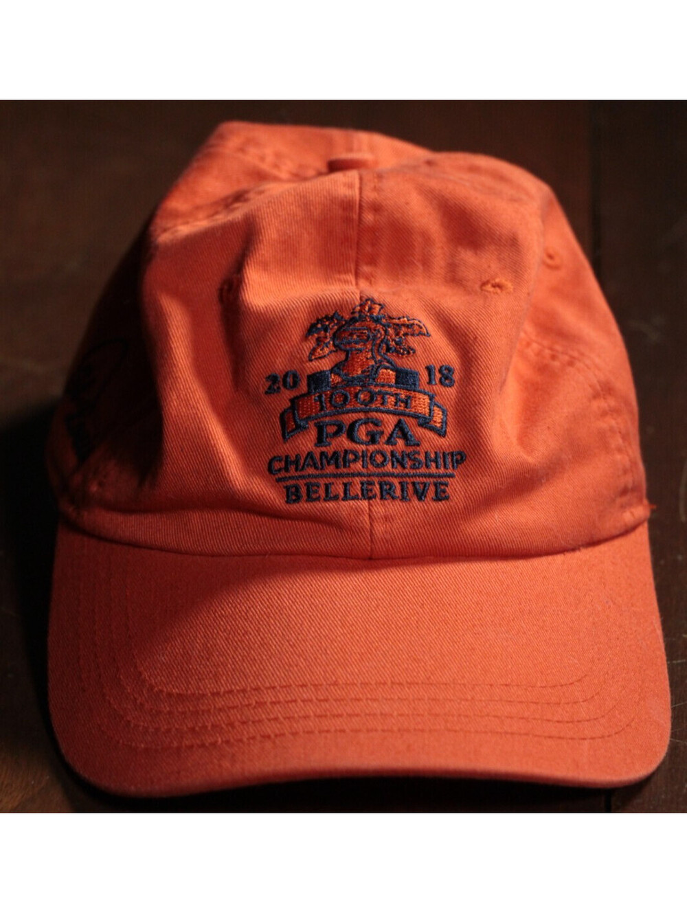 2018 PGA Championship Hat Cap 100th Bellerive St. Louis Golf Orange